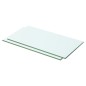 vidaXL Estantes 2 unidades panel de vidrio transparente 50x20 cm vidaXL Estantes 2 unidades panel de vidrio transparente 50x20 cm