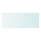 vidaXL Estantes 2 unidades panel de vidrio transparente 50x20 cm vidaXL Estantes 2 unidades panel de vidrio transparente 50x20 cm