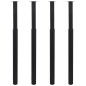 vidaXL Patas de mesa telescópicas 4 unidades negro 710 mm-1100 mm vidaXL Patas de mesa telescópicas 4 unidades negro 710 mm-1100 mm