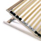 vidaXL Somieres de cama 2 uds con 28 láminas 7 zonas 80x200 cm