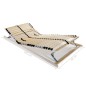 vidaXL Somieres de cama 2 uds con 28 láminas 7 zonas 80x200 cm