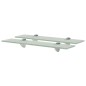 vidaXL Estantes flotantes 2 unidades vidrio 8 mm 50x10 cm vidaXL Estantes flotantes 2 unidades vidrio 8 mm 50x10 cm