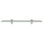 vidaXL Estantes flotantes 2 unidades vidrio 8 mm 50x10 cm vidaXL Estantes flotantes 2 unidades vidrio 8 mm 50x10 cm