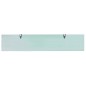 vidaXL Estantes flotantes 2 unidades vidrio 8 mm 100x20 cm vidaXL Estantes flotantes 2 unidades vidrio 8 mm 100x20 cm