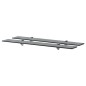 vidaXL Estantes flotantes 2 unidades vidrio 8 mm 80x20 cm vidaXL Estantes flotantes 2 unidades vidrio 8 mm 80x20 cm