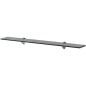 vidaXL Estantes flotantes 2 unidades vidrio 8 mm 80x20 cm vidaXL Estantes flotantes 2 unidades vidrio 8 mm 80x20 cm