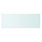 vidaXL Estantes 2 unidades panel de vidrio transparente 40x12 cm vidaXL Estantes 2 unidades panel de vidrio transparente 40x12 cm