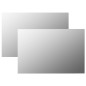 vidaXL Espejos de pared rectangulares 2 unidades vidrio 60x40 cm vidaXL Espejos de pared rectangulares 2 unidades vidrio 60x40 cm
