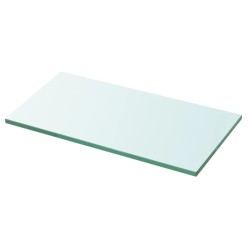 vidaXL Estantes 2 unidades panel de vidrio transparente 20x30 cm