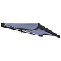 vidaXL Toldo de carrete motorizado azul y blanco 500x300 cm vidaXL Toldo de carrete motorizado azul y blanco 500x300 cm