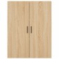 vidaXL Armario de pared 2 unidades roble Sonoma 69,5x34x90 cm vidaXL Armario de pared 2 unidades roble Sonoma 69,5x34x90 cm