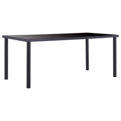 vidaXL Juego de comedor 9 piezas cuero sintético gris