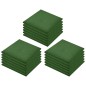 vidaXL Losetas de goma protección de caídas 18 uds verde 50x50x3 cm vidaXL Losetas de goma protección de caídas 18 uds verde 50x50x3 cm