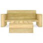 vidaXL Juego de muebles de jardín 2 piezas madera de pino impregnada vidaXL Juego de muebles de jardín 2 piezas madera de pino impregnada