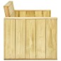 vidaXL Juego de muebles de jardín 2 piezas madera de pino impregnada vidaXL Juego de muebles de jardín 2 piezas madera de pino impregnada