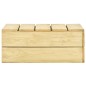 vidaXL Juego de muebles de jardín 2 piezas madera de pino impregnada vidaXL Juego de muebles de jardín 2 piezas madera de pino impregnada