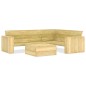 vidaXL Juego de muebles de jardín 2 piezas madera de pino impregnada vidaXL Juego de muebles de jardín 2 piezas madera de pino impregnada
