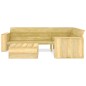 vidaXL Juego de muebles de jardín 2 piezas madera de pino impregnada vidaXL Juego de muebles de jardín 2 piezas madera de pino impregnada