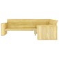 vidaXL Juego de muebles de jardín 2 piezas madera de pino impregnada vidaXL Juego de muebles de jardín 2 piezas madera de pino impregnada