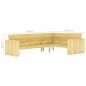 vidaXL Juego de muebles de jardín 2 piezas madera de pino impregnada vidaXL Juego de muebles de jardín 2 piezas madera de pino impregnada