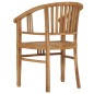 vidaXL Conjunto de comedor de jardín 3 piezas madera maciza de teca vidaXL Conjunto de comedor de jardín 3 piezas madera maciza de teca