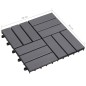 vidaXL Baldosas de terraza 30 uds madera acacia gris deslavado 30x30cm vidaXL Baldosas de terraza 30 uds madera acacia gris deslavado 30x30cm