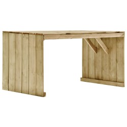 vidaXL Set de comedor de jardín 5 piezas madera de pino impregnada