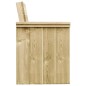 vidaXL Set de comedor de jardín 5 piezas madera de pino impregnada vidaXL Set de comedor de jardín 5 piezas madera de pino impregnada