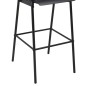 vidaXL Taburetes de cocina 4 uds madera contrachapada y acero negro vidaXL Taburetes de cocina 4 uds madera contrachapada y acero negro