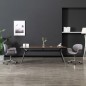 vidaXL Silla de oficina giratoria de tela gris vidaXL Silla de oficina giratoria de tela gris