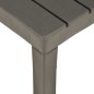 vidaXL Juego de muebles de jardín 5 piezas plástico gris antracita vidaXL Juego de muebles de jardín 5 piezas plástico gris antracita