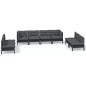vidaXL Juego de muebles de jardín 8 pzas y cojines madera maciza pino vidaXL Juego de muebles de jardín 8 pzas y cojines madera maciza pino