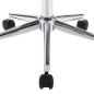 vidaXL Sillas de comedor giratorias 6 uds cuero sintético blanco