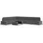 vidaXL Juego de muebles de jardín 7 piezas ratán sintético gris vidaXL Juego de muebles de jardín 7 piezas ratán sintético gris