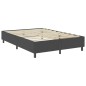 vidaXL Cama box spring tela gris oscuro 160x200 m vidaXL Cama box spring tela gris oscuro 160x200 m