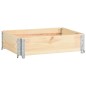 vidaXL Arriate de madera maciza de pino 60x80 cm vidaXL Arriate de madera maciza de pino 60x80 cm