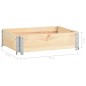 vidaXL Arriate de madera maciza de pino 60x80 cm vidaXL Arriate de madera maciza de pino 60x80 cm