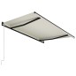vidaXL Toldo automático retráctil color crema 400x300 cm vidaXL Toldo automático retráctil color crema 400x300 cm