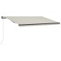 vidaXL Toldo retráctil automático color crema 600x300 cm vidaXL Toldo retráctil automático color crema 600x300 cm