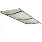 vidaXL Toldo retráctil automático color crema 600x300 cm vidaXL Toldo retráctil automático color crema 600x300 cm