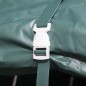 vidaXL Carpa para ganado desmontable PVC verde oscuro 550g/m² 3,3x16 m vidaXL Carpa para ganado desmontable PVC verde oscuro 550g/m² 3,3x16 m