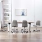 vidaXL Sillas de comedor 6 unidades tela gris claro vidaXL Sillas de comedor 6 unidades tela gris claro