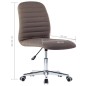 vidaXL Sillas de comedor 6 unidades tela color gris topo vidaXL Sillas de comedor 6 unidades tela color gris topo