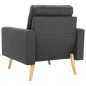 vidaXL Juego de sofás de 2 piezas de tela gris oscuro vidaXL Juego de sofás de 2 piezas de tela gris oscuro