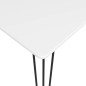 vidaXL Mesa alta y taburetes de bar 5 piezas blanco y negro