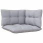 vidaXL Juego de muebles de jardín 6 pzas y cojines madera maciza pino vidaXL Juego de muebles de jardín 6 pzas y cojines madera maciza pino