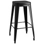 vidaXL Mesa alta y taburetes de bar 5 piezas negro vidaXL Mesa alta y taburetes de bar 5 piezas negro