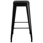 vidaXL Mesa alta y taburetes de bar 5 piezas negro vidaXL Mesa alta y taburetes de bar 5 piezas negro