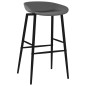 vidaXL Mesa alta y taburetes de bar 7 piezas negro y gris vidaXL Mesa alta y taburetes de bar 7 piezas negro y gris