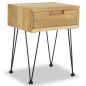 vidaXL Mesitas de noche 2 unidades teca maciza 40x30x50 cm vidaXL Mesitas de noche 2 unidades teca maciza 40x30x50 cm